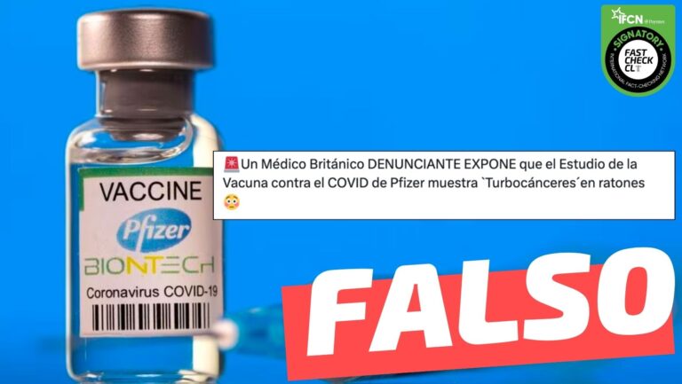 Lee más sobre el artículo “Estudio de la vacuna contra el COVID de Pfizer muestra ‘Turbocanceres’ en ratones”: #Falso