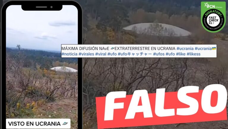 Lee más sobre el artículo (Video) “Nave extraterrestre en Ucrania”: #Falso
