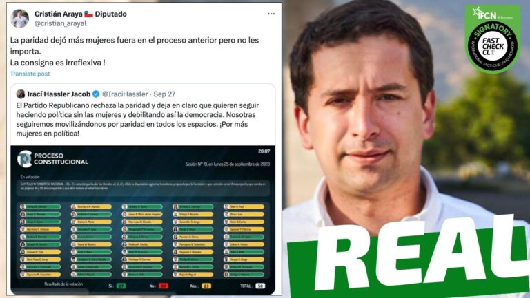 Lee más sobre el artículo “La paridad dejó más mujeres fuera en el proceso anterior”: #Real