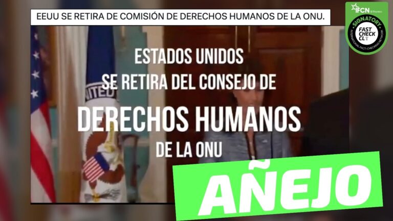 Lee más sobre el artículo (Video) “EE.UU. se retira de la Comisión de Derechos Humanos de la ONU”: #Añejo