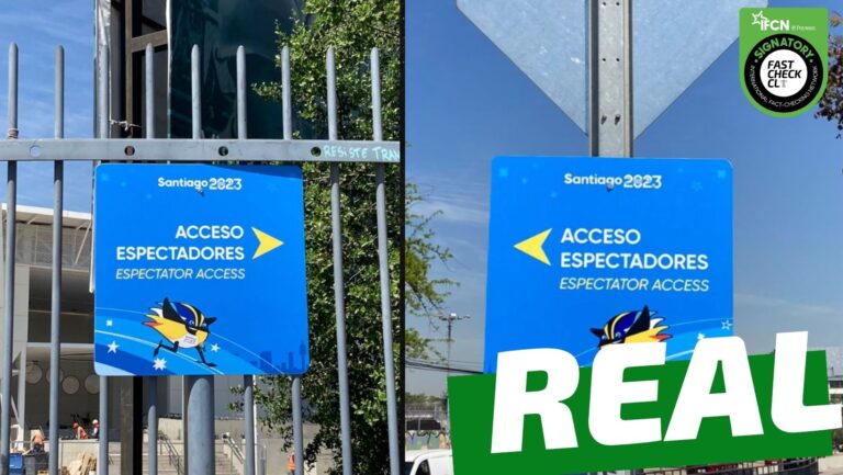 Lee más sobre el artículo (Imagen) “Espectator access”: Error en los letreros que guían al público en los Juegos Panamericanos: #Real