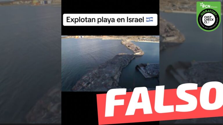 Lee más sobre el artículo (Video) “Explotan playa en Israel 13/10/2023”: #Falso