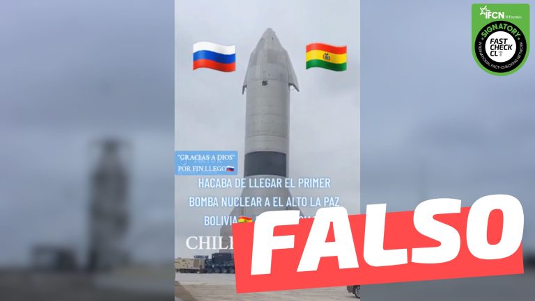 Lee más sobre el artículo (Video) “Acaba de llegar la primera bomba nuclear a El Alto de La Paz (Bolivia) desde Rusia”: #Falso