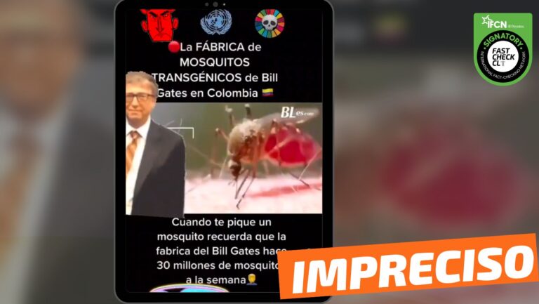 Lee más sobre el artículo (Video) “La fábrica de mosquitos transgénicos de Bill Gates en Colombia”: #Impreciso
