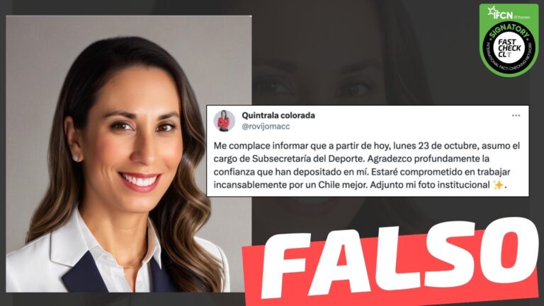 Lee más sobre el artículo Coordinadora de la marcha pro-Boric asumió como Subsecretaria del Deporte: #Falso
