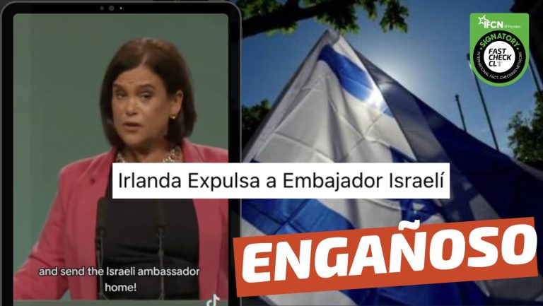 Lee más sobre el artículo (Video) “Irlanda expulsa a embajador israelí”: #Engañoso
