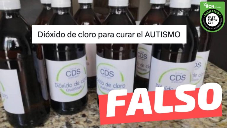 Lee más sobre el artículo “El dióxido de cloro cura muchas enfermedades entre ellas el autismo”: #Falso