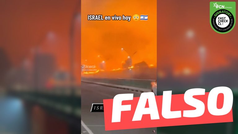 Lee más sobre el artículo (Video) Imágenes de un incendio en Israel: #Falso