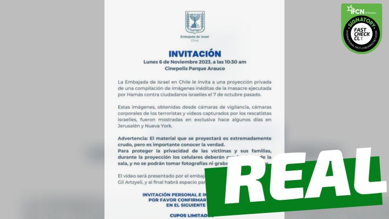 Lee más sobre el artículo Embajada de Israel invita a proyección privada de imágenes de la “masacre ejecutada por Hamás”: #Real