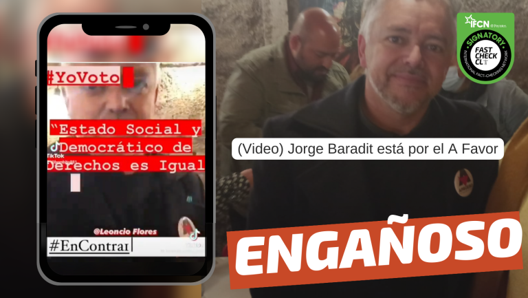 Lee más sobre el artículo (Video) Jorge Baradit está por el A Favor: #Engañoso