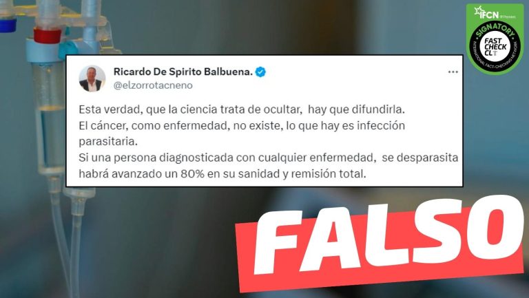 Lee más sobre el artículo El cáncer es una enfermedad parasitaria y puede eliminarse con fenbendazol: #Falso