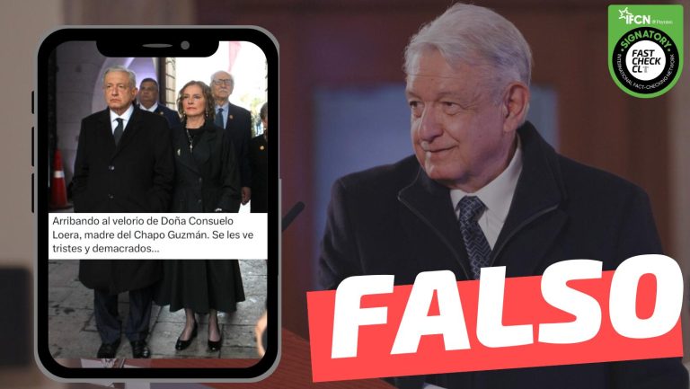 Lee más sobre el artículo (Imagen) Presidente de México “arribando al velorio de doña Consuelo Loera, madre del ‘Chapo’ Guzmán”: #Falso