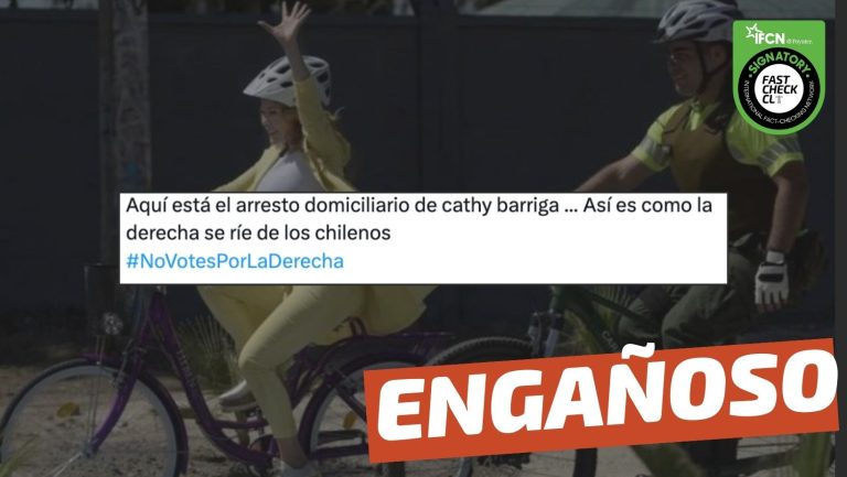 Lee más sobre el artículo (Imagen) “Aquí está el arresto domiciliario de Cathy Barriga”: #Engañoso