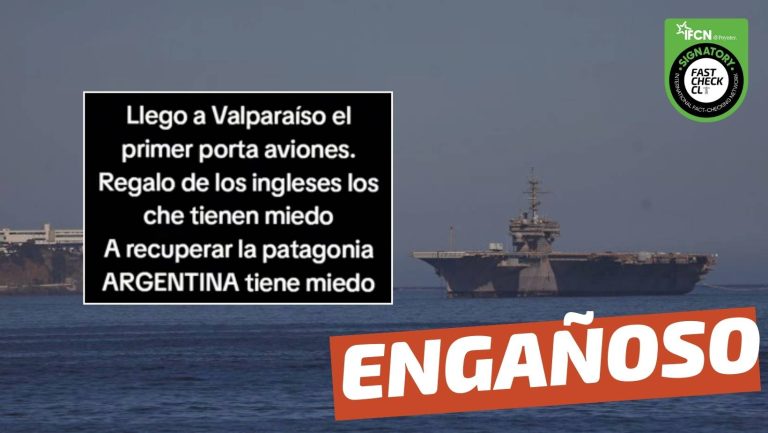 Lee más sobre el artículo (Video) “Llegó a Valparaíso el primer portaviones. Regalo de los ingleses”: #Engañoso