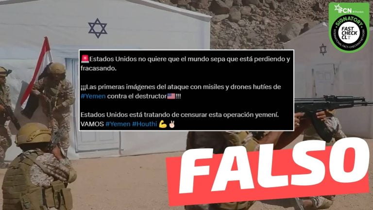 Lee más sobre el artículo (Video) “Las primeras imágenes del ataque con misiles y drones hutíes de Yemen contra el destructor Estados Unidos”: #Falso