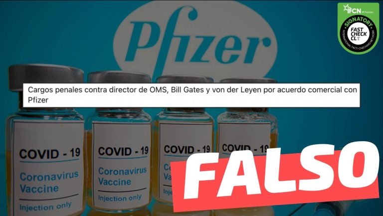 Lee más sobre el artículo (Video) “Cargos penales contra director de OMS, Bill Gates y Ursula von der Leyen por negociaciones con Pfizer”: #Falso