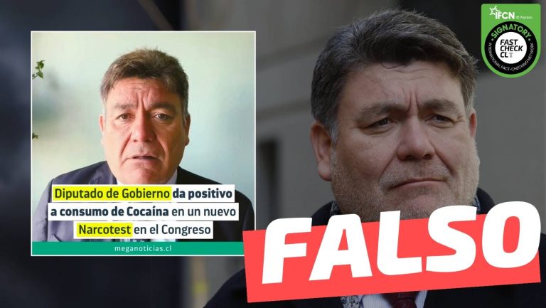 Lee más sobre el artículo (Imagen) “Diputado de Gobierno da positivo a consumo de cocaína en un nuevo narcotest en el Congreso”: #Falso