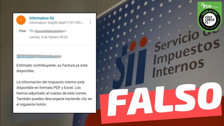 Lee más sobre el artículo (Correo electrónico) Servicio de Impuestos Internos: “Su factura ya está disponible. Tienes hasta el 19 de febrero de 2024 para modificar tus datos de facturación”: #Falso