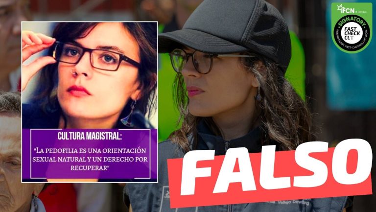 Lee más sobre el artículo Camila Vallejo dijo: “La pedofilia es una orientación sexual natural y un derecho por recuperar”: #Falso
