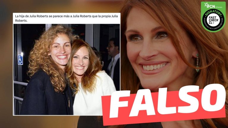 Lee más sobre el artículo (Imagen) “La hija de Julia Roberts se parece más a Julia Roberts que la propia Julia Roberts”: #Falso