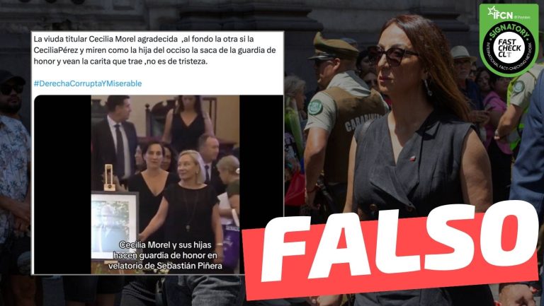 Lee más sobre el artículo (Video) Hija de Sebastián Piñera sacó a Cecilia Pérez de la guardia de honor: #Falso