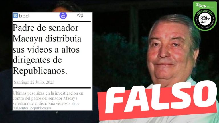 Lee más sobre el artículo (Imagen) “Padre de senador Macaya distribuía sus videos a altos dirigentes de Republicanos”: #Falso