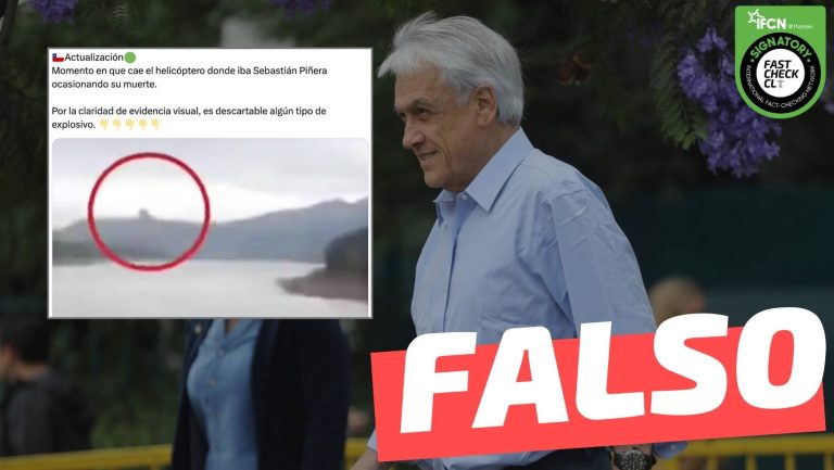 Lee más sobre el artículo (Video) “Momento en que cae el helicóptero donde iba Sebastián Piñera ocasionando su muerte”: #Falso