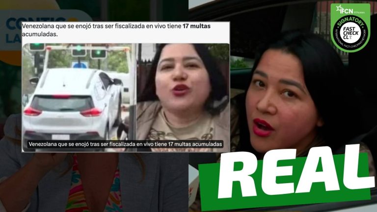 Lee más sobre el artículo Venezolana que se enojó por ser fiscalizada tiene 17 multas de tránsito impagas: #Real