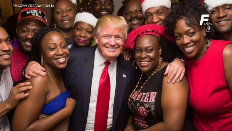 Lee más sobre el artículo En el contexto de elecciones en EE.UU: Crean imágenes de Donald Trump con inteligencia artificial para atraer votantes negros