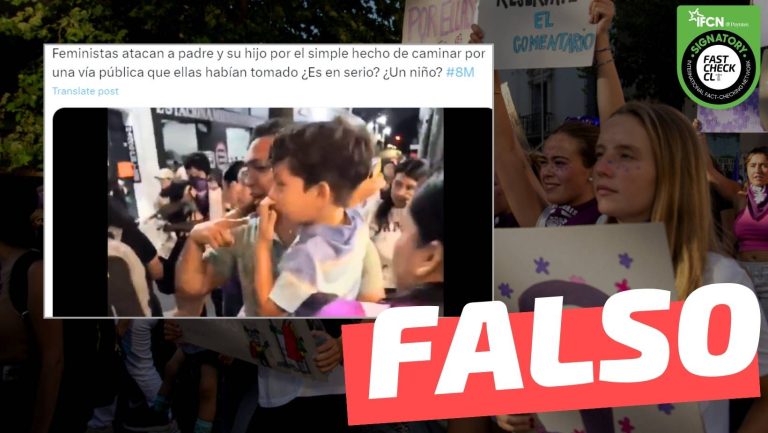 Lee más sobre el artículo (Video) “Feministas atacan a su padre y a su hijo por el simple hecho de caminar por vía publica”: #Falso