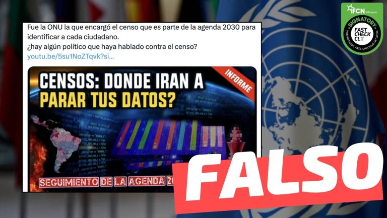 Lee más sobre el artículo “Fue la ONU la que encargó el censo que es parte de la agenda 2030”: #Falso
