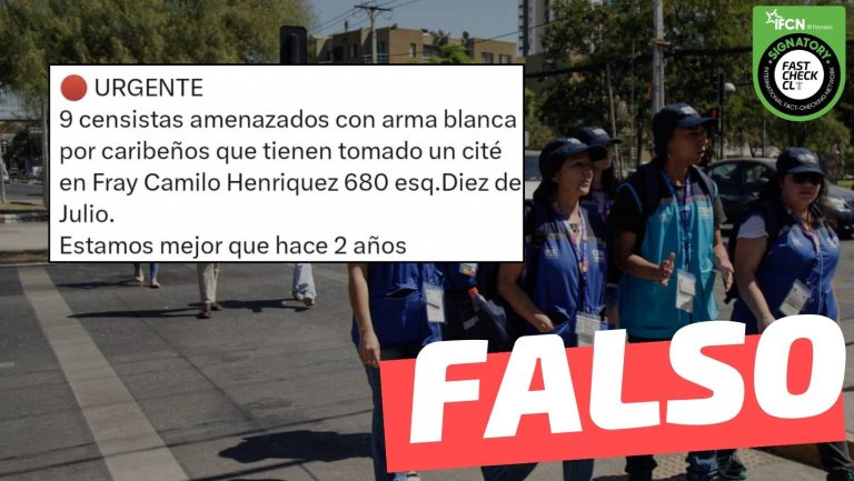 Lee más sobre el artículo “Nueve censistas amenazados con arma blanca por caribeños”: #Falso