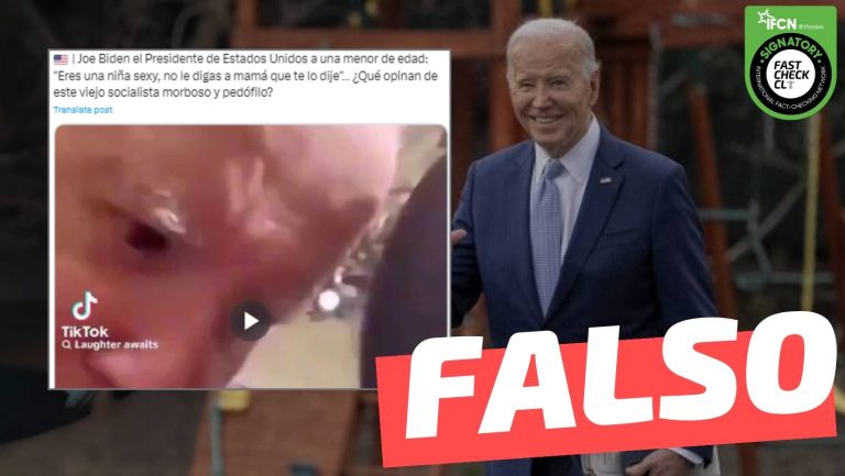Lee más sobre el artículo (Video) Joe Biden dijo: “Eres una niña sexy, no le digas a mamá que te lo dije”: #Falso