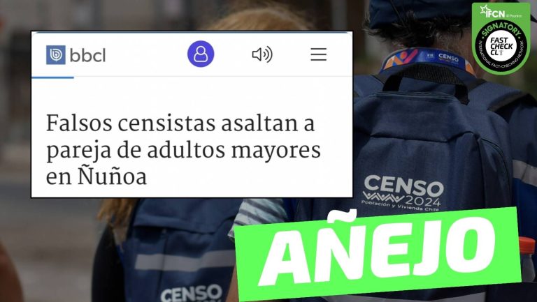Lee más sobre el artículo “Falsos censistas asaltan a pareja de adultos mayores en Ñuñoa”: #Añejo