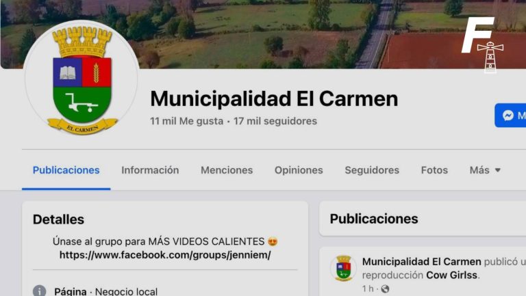Lee más sobre el artículo Hackean página de Facebook de la Municipalidad de El Carmen: publicaron pornografía