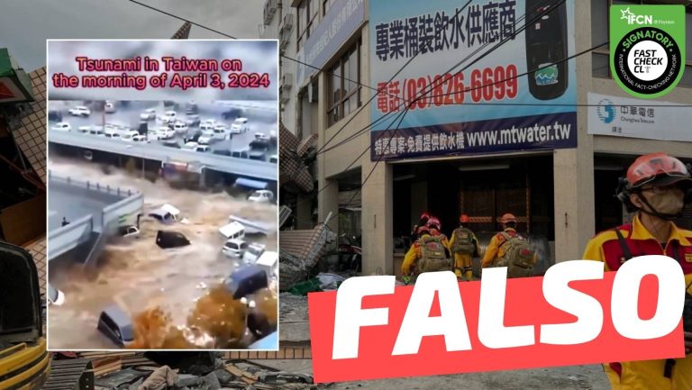 Lee más sobre el artículo (Video) “Tsunami en Taiwán en la mañana del 3 de abril, 2024”: #Falso