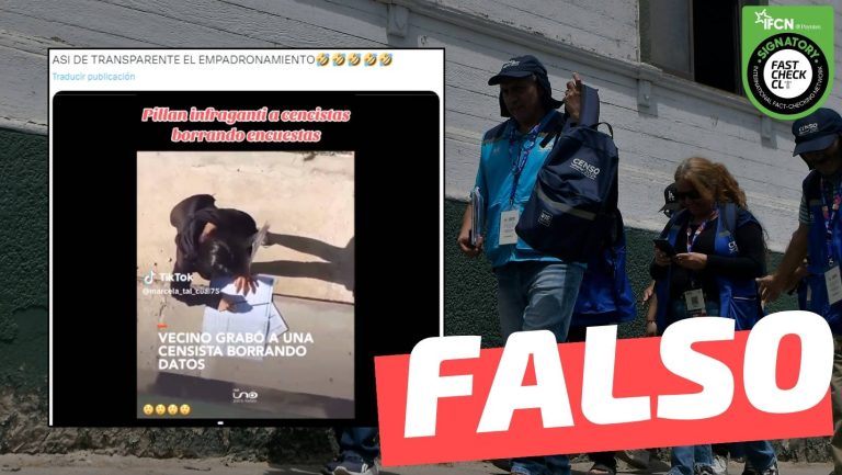 Lee más sobre el artículo (Video) Descubren a censistas en Chile borrando datos de las encuestas: #Falso