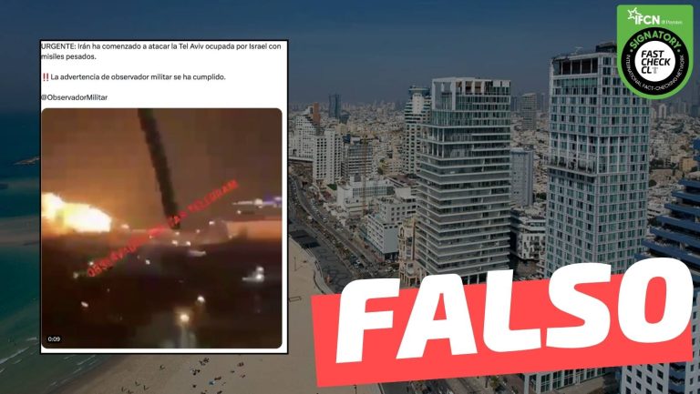 Lee más sobre el artículo (Video) “Urgente: Irán ha comenzado a atacar a Tel Aviv ocupada por Israel con misiles pesados”: #Falso