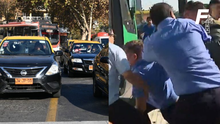 Lee más sobre el artículo Cámaras captan pelea a golpes durante manifestación de colectiveros en La Florida