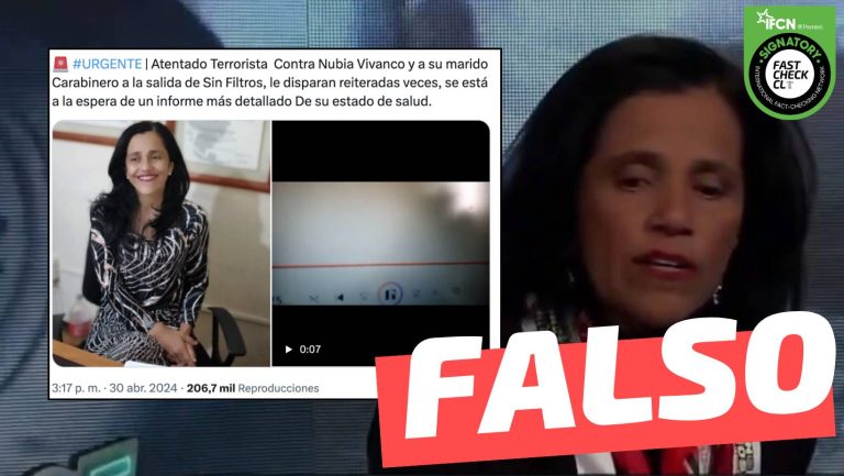 Lee más sobre el artículo “Atentado terrorista contra Nubia Vivanco y a su marido carabinero a la salida de Sin Filtros”: #Falso