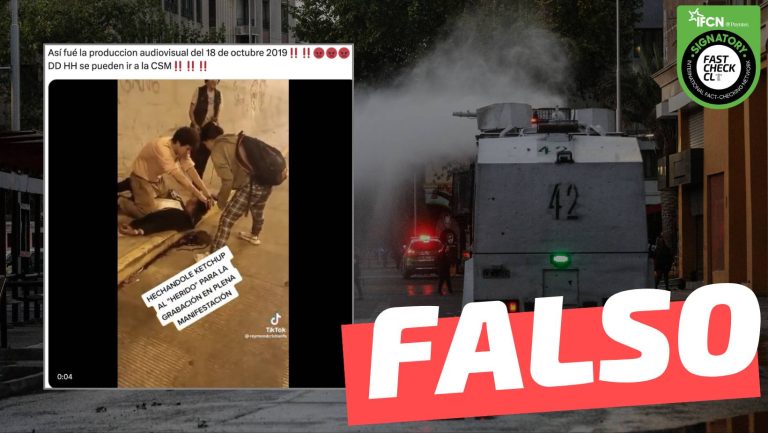 Lee más sobre el artículo (Video) “Así fue la producción audiovisual del 18 de octubre de 2019”: #Falso