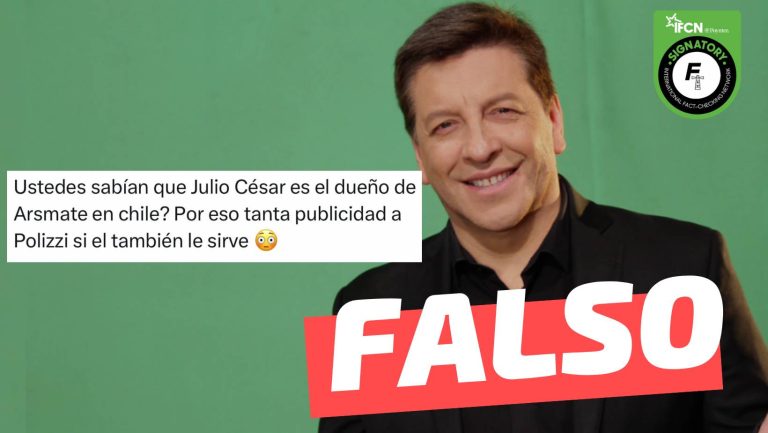 Lee más sobre el artículo “Julio César Rodríguez es el dueño de Arsmate en Chile”: #Falso