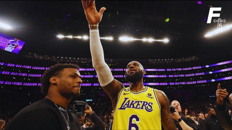 Lee más sobre el artículo Cumplió su sueño: Los Ángeles Lakers eligen a Bronny James en el draft y jugará con su padre LeBron