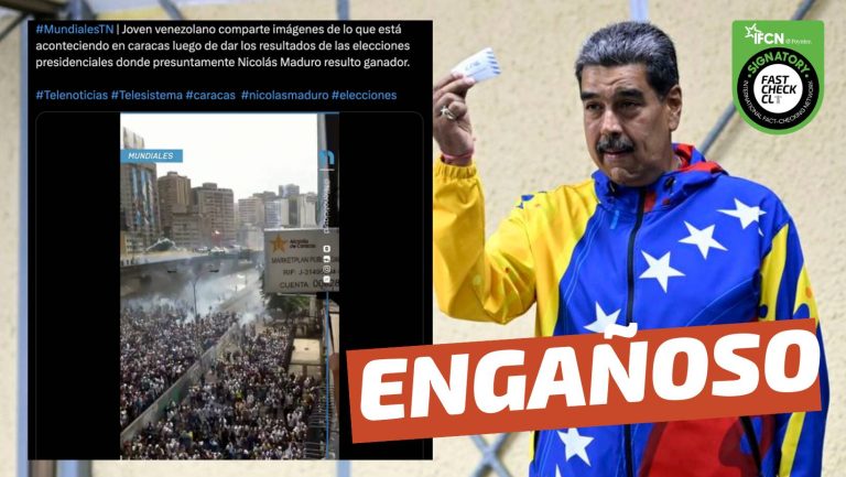 Lee más sobre el artículo (Video) “Caracas luego de dar los resultados de las elecciones presidenciales”: #Engañoso