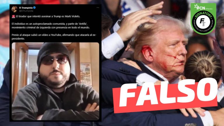 Lee más sobre el artículo (Imagen) “El tirador que intentó asesinar a Trump es Mark Violets”: #Falso