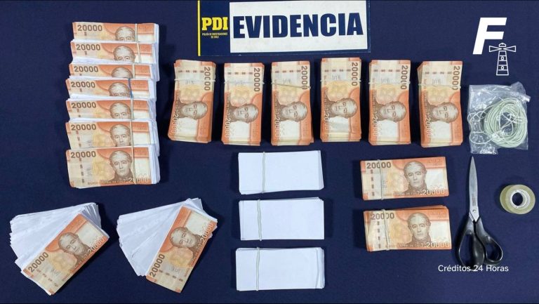 Lee más sobre el artículo PDI detiene a sujeto que estafó a su pareja con $16 millones en efectivo: el hombre cambió billetes por papeles blancos
