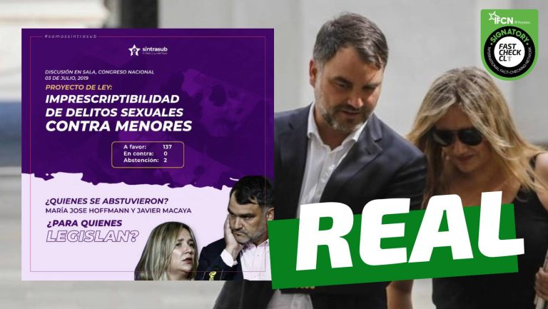 Lee más sobre el artículo Javier Macaya y María José Hoffmann se abstuvieron en el proyecto de ley de imprescriptibilidad de delitos sexuales contra menores: #Real