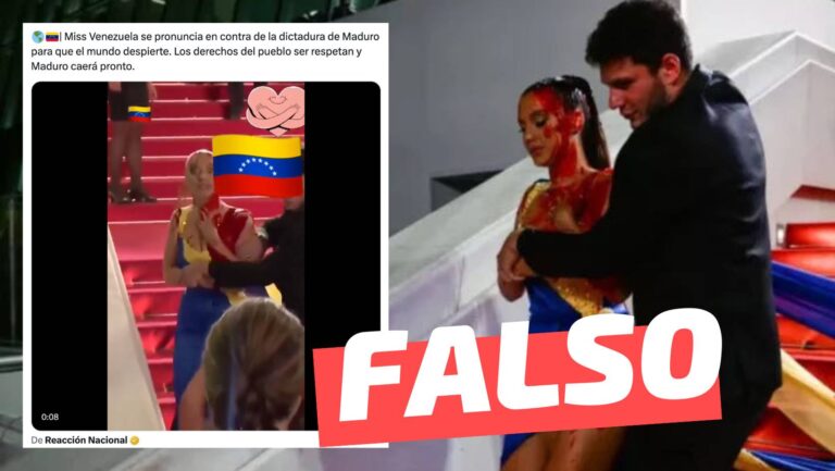 Lee más sobre el artículo (Video) “Miss Venezuela se pronuncia en contra de la dictadura de Maduro para que el mundo despierte”: #Falso