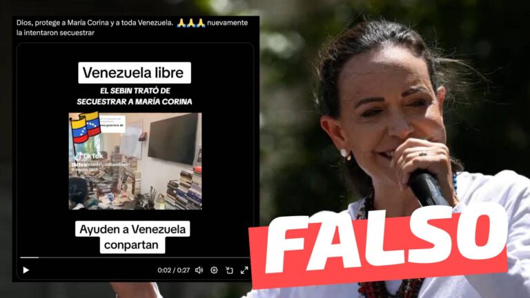 Lee más sobre el artículo (Video) “El SEBIN trató de secuestrar a María Corina Machado”: #Falso