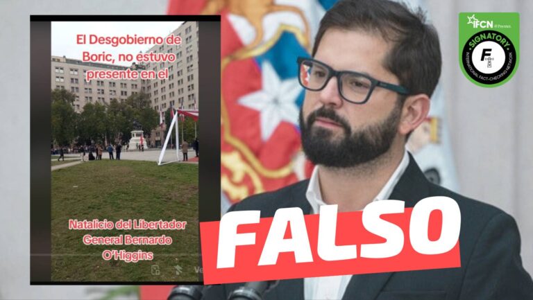 Lee más sobre el artículo (Video) El gobierno de Boric no estuvo presente en el natalicio de Bernardo O’Higgins: #Falso